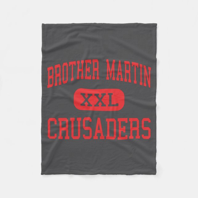 Couverture Polaire Brother Martin Crusaders High New Orleans _1  (Devant)