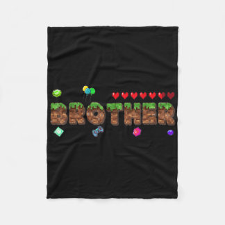 Couverture Polaire Brother Of The Birthday Boy Pixel Game Matching Fa
