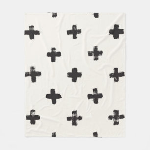Couverture Polaire Brush Strots Vintage Motif sans fil