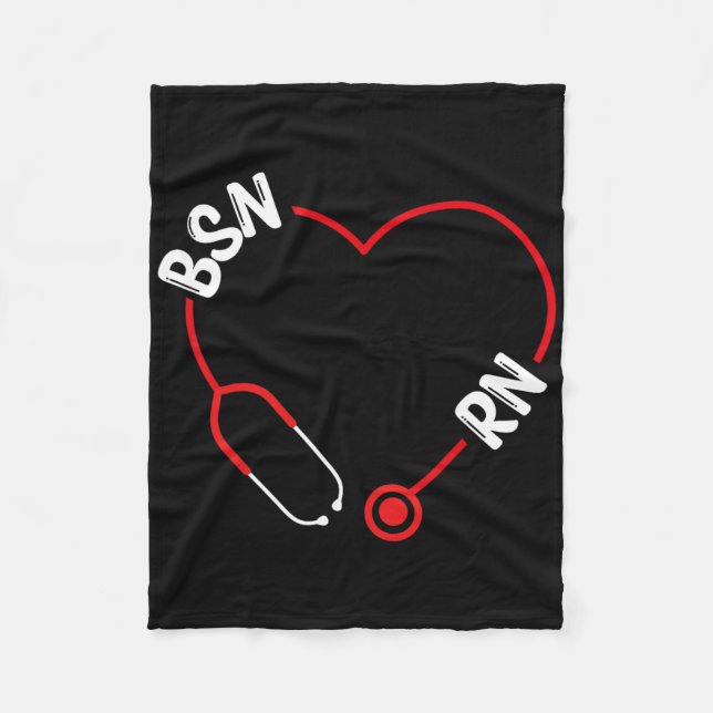 Couverture Polaire Bsn Rn Infirmière Graduation Infirmière Essentials (Devant)