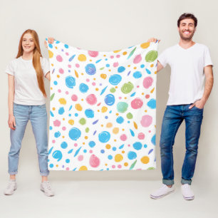 Couverture Polaire Bubbly Confetti