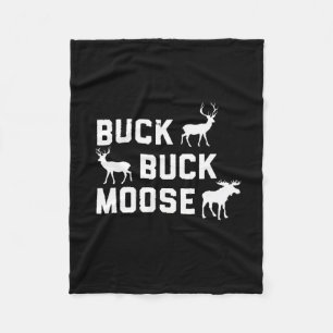 Couverture Polaire Buck Buck Moose Drôle saison de chasse