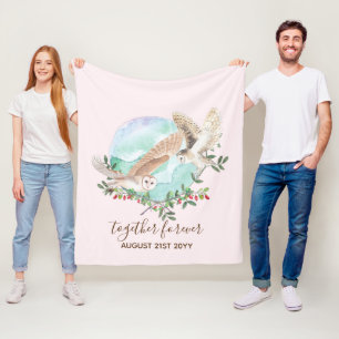 Couverture Polaire BUDGET Nouveaux mariés Cadeaux de mariage personna