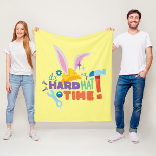 Couverture Polaire BUGS BUNNY BUILDERS™ C'est l'heure du casque