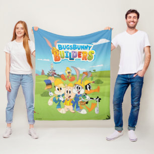 Couverture Polaire BUGS BUNNY BUILDERS™ Le groupe Looney Builders