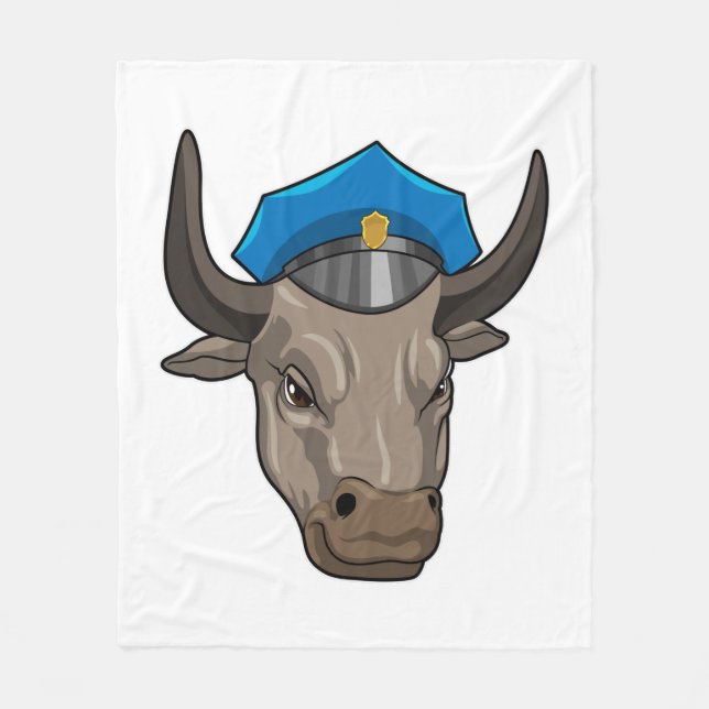 Couverture Polaire Bull agent de police Police (Devant)
