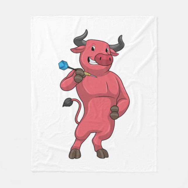 Couverture Polaire Bull aux fléchettes avec Dart (Devant)