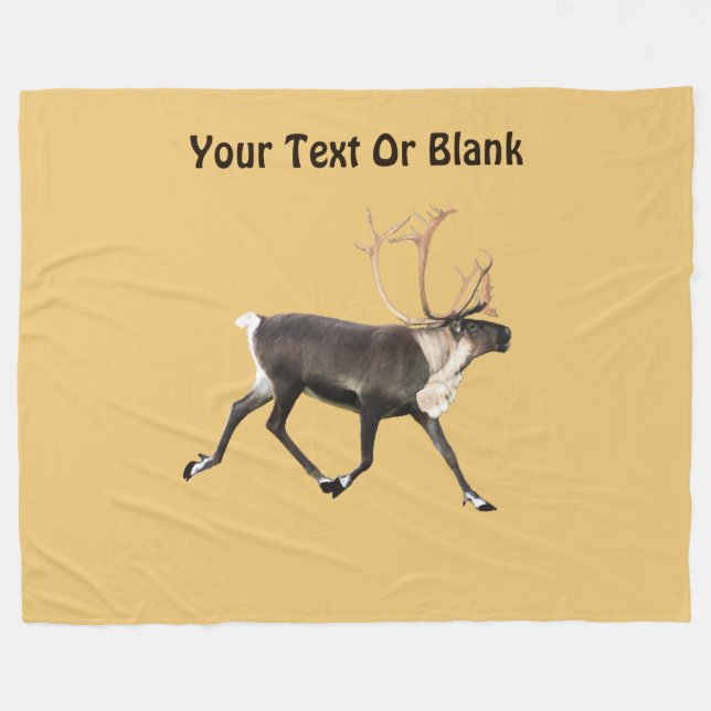 Couverture Polaire Bull Caribou (Devant (Horizontal))