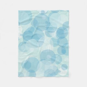 Couverture Polaire Bulles bleues