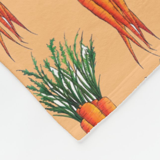 Couverture Polaire Bunch de carottes Orange Vegetable Veggie Garden (Coin)