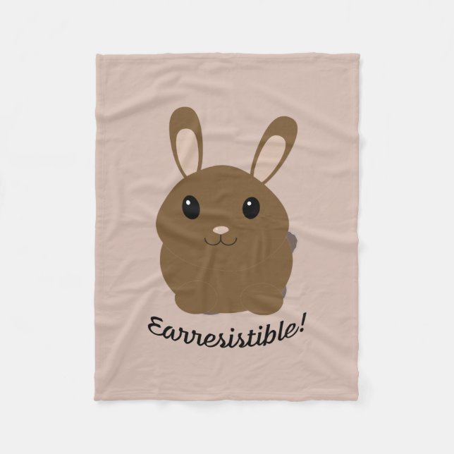Couverture Polaire Bunny Earresistible (Devant)