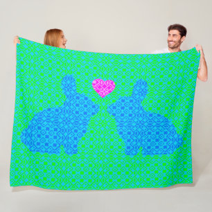 Couverture Polaire Bunny Love