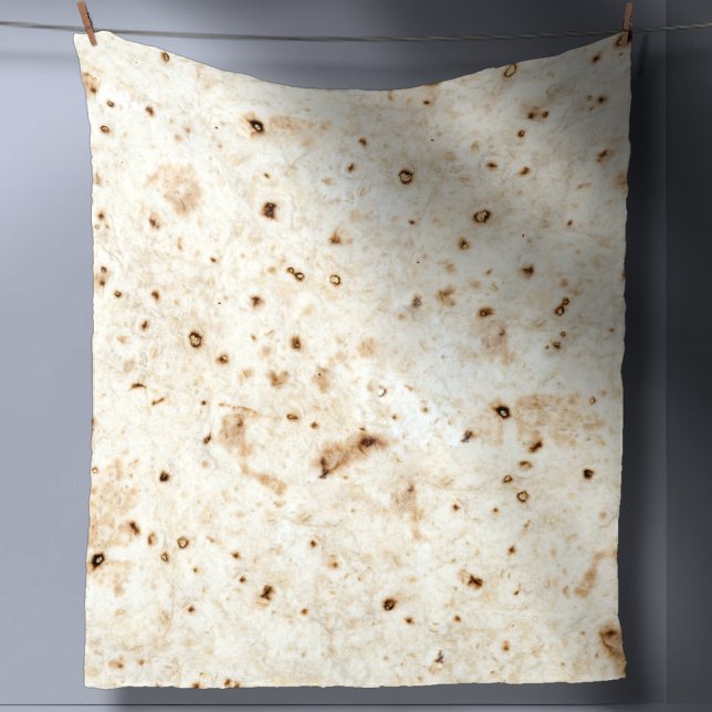 Couverture Polaire Burrito Blanket Flour Tortilla Taco Fast Food Wrap (Créateur téléchargé)
