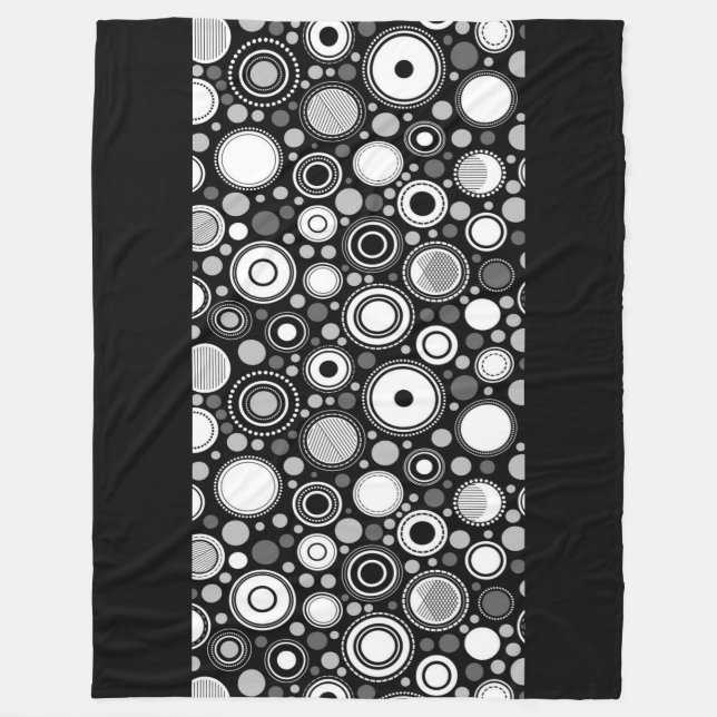 Couverture Polaire Burton Family Collection Gris/Noir/Blanc (Devant)