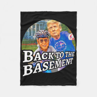 Couverture Polaire Byck À La Cave Biden Trump Bicyclette Patriote R