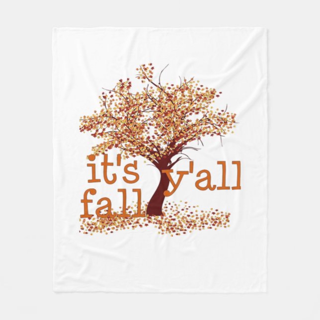 Couverture Polaire C’est automne Y’all Basic Clean (Devant)