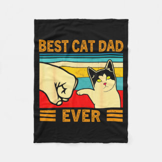 Couverture Polaire Ca Men Best Cat Dad Ever Funny Cat Lover Gift 