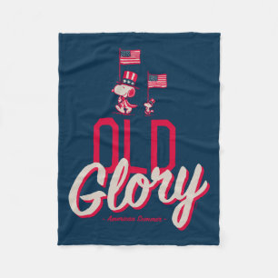 Couverture Polaire cacahuètes   American Summer Old Glory