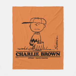 Couverture Polaire cacahuètes Charlie Brown Jouer à la balle