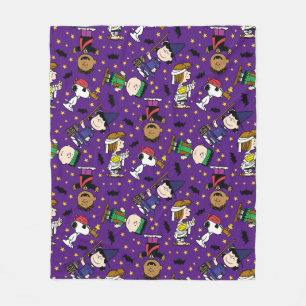 Couverture Polaire cacahuètes   Happy Halloween Motif