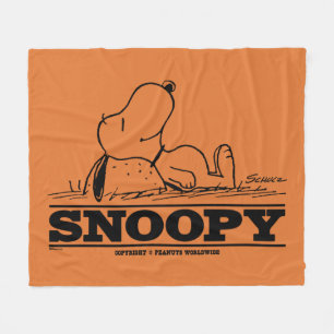 Couverture Polaire cacahuètes   Snoopy Reest Break