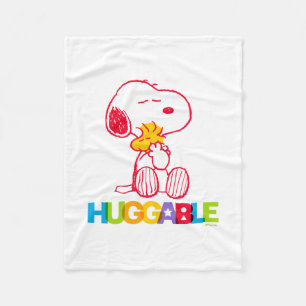 Couverture Polaire cacahuètes   Snoopy & Woodstock Huggable