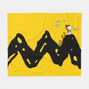 Couverture Polaire cacahuètes   Snoopy & Woodstock Scout Troop Hippiq