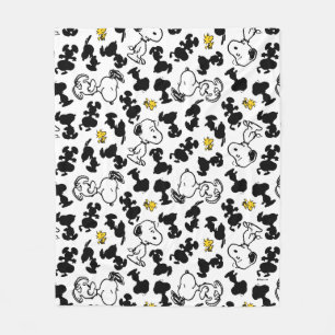 Couverture Polaire cacahuètes Snoopy & Woodstock Shadow Motif