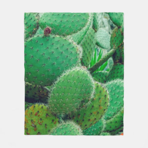 Couverture Polaire Cactus, cactus de poires épineuses, épines de cact
