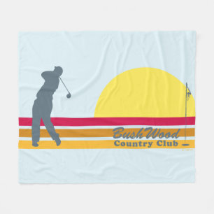 Couverture Polaire Caddyshack Bushwood Country Club Sunrise