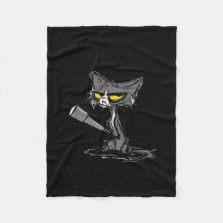 Couverture Polaire Cadeau Amoureux des chats | Cadeau Pour Chat Lover