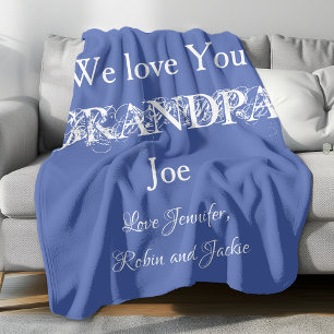 Couverture Polaire Cadeau chaleureux et délicat pour grand-père. Magn