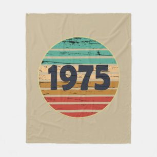 Couverture Polaire Cadeau d'anniversaire de naissance en 1975