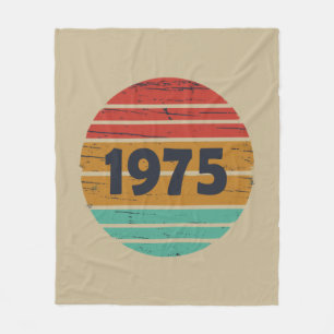 Couverture Polaire Cadeau d'anniversaire de naissance en 1975