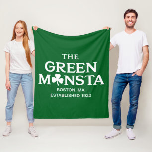Couverture Polaire Cadeau de baseball Green Monsta Boston Green Monst