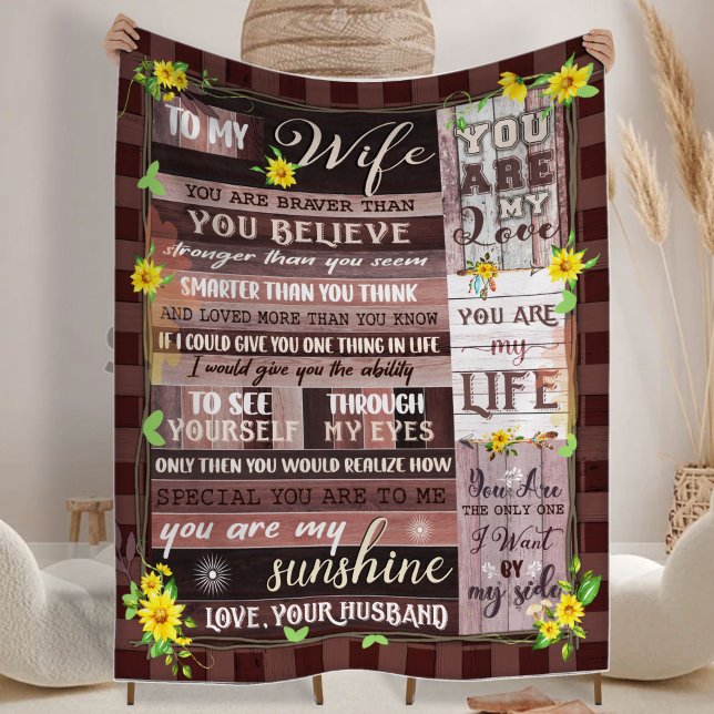 Couverture Polaire Cadeau de la Saint Valentin pour sa femme (Créateur téléchargé)