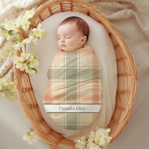 Couverture Polaire Cadeau de naissance ou de salle de nurserie à moti