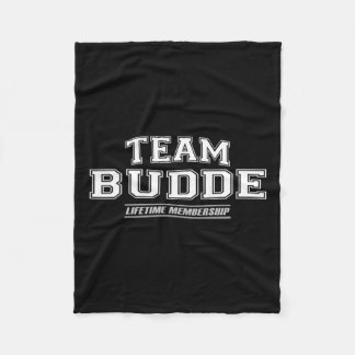Couverture Polaire Cadeau de nom de famille Budde _ Fier