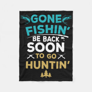 Couverture Polaire Cadeau de pêcheur drôle de chasseur de pêche