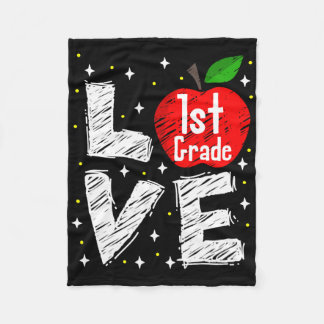 Couverture Polaire Cadeau d'enseignant de retour à l'école Fun Apple