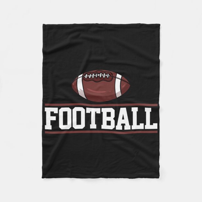 Couverture Polaire Cadeau du joueur de football (Devant)