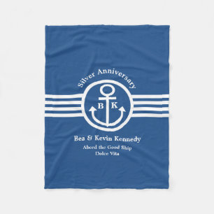 Couverture Polaire Cadeau du propriétaire de yacht nautique pour l'an