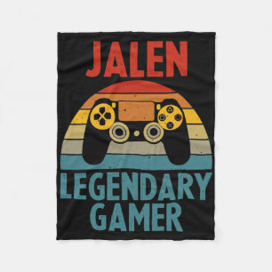 Couverture Polaire Cadeau Jalen Nom Personnalisé Drôle Gaming Geek Bi