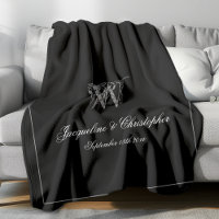 Cadeau mariage Nouveau marié Couple Keepsaké Monog