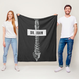 Couverture Polaire Cadeau personnalisé pour chiropraticien, docteur e