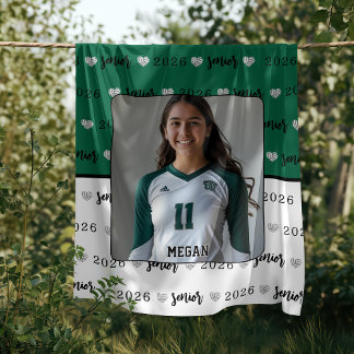 Couverture Polaire Cadeau supérieur de volleyball photo personnalisé