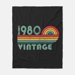 Couverture Polaire Cadeaux d'anniversaire vintages personnalisés