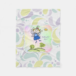 Couverture Polaire Cadeaux Godgirl mignons Angel Personnalisé