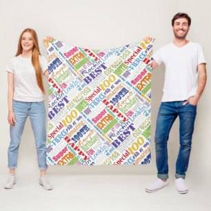 Couverture Polaire Cadeaux uniques et de Special 100th de fête
