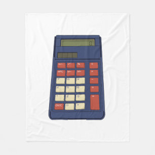Couverture Polaire Calculatrice des années 80 90 Math School Nostalgi